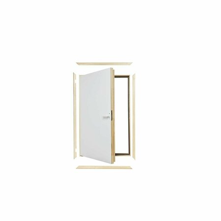 FAKRO DWT Wall Hatch 27 in. x 35 in.  Wooden Thermo Insulated Access Door 869633